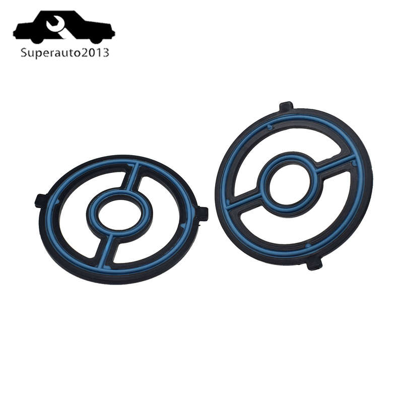2PCS Engine Oil Cooler Gasket Seal For Mazda MX-5 Miata CX-7 6 Tribute 3 5 New