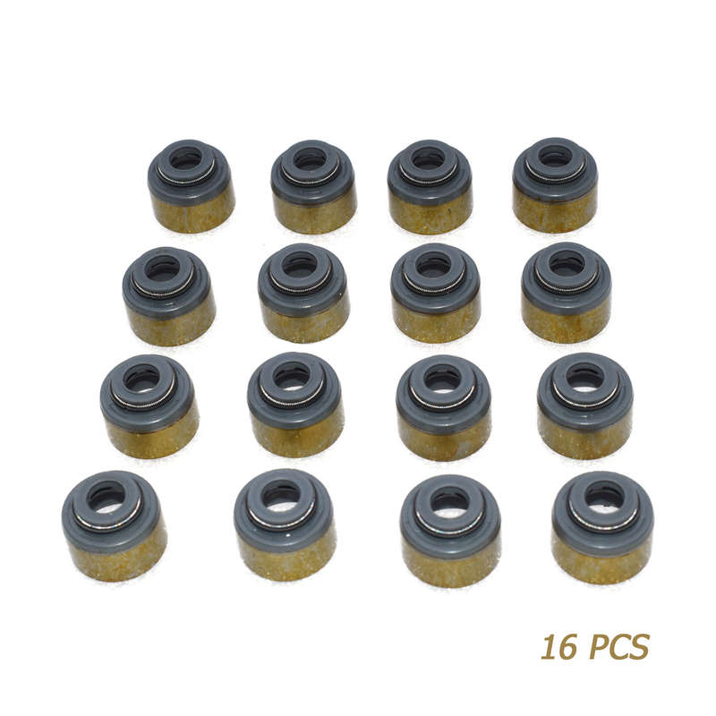 16pcs New Engine Valve Stem Oil Seals For 93-02 Hyundai Accent Scoupe 2222423500