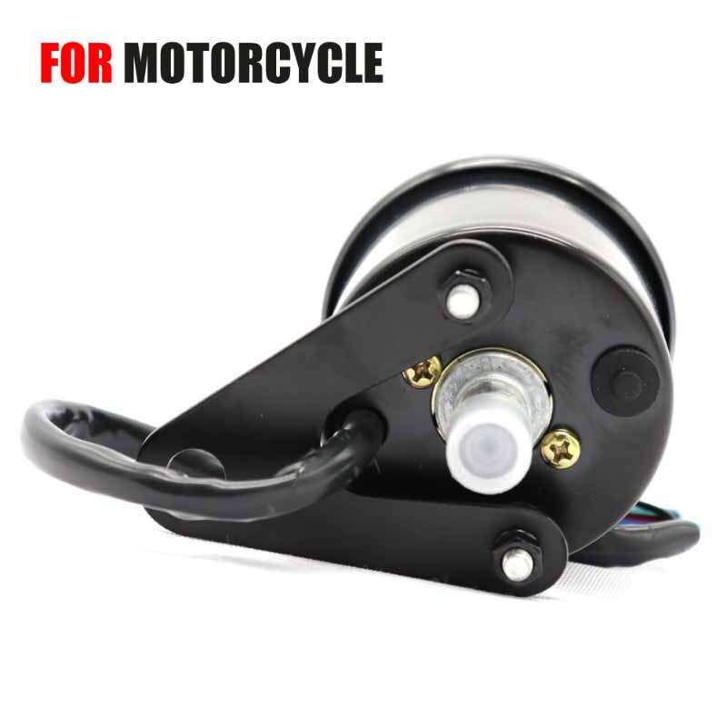 For Retro Motorcycle Digital Speedometer LED LCD Odometer Tachometer Fuel Meter