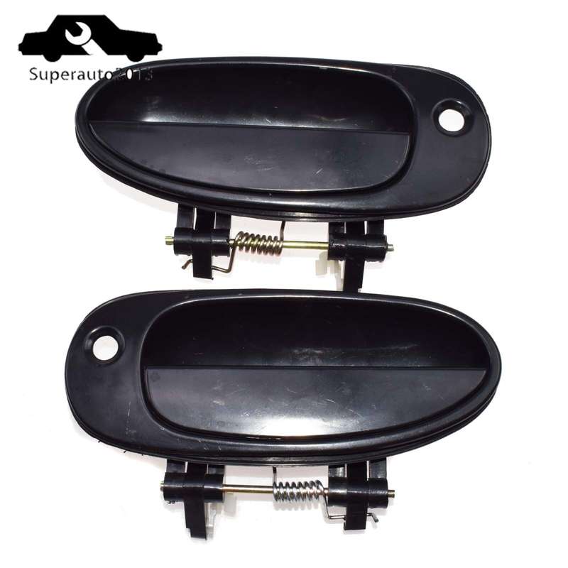 Pair Front Left & Right Side Outside Door Handles For Kia Sephia 1998-2001 New