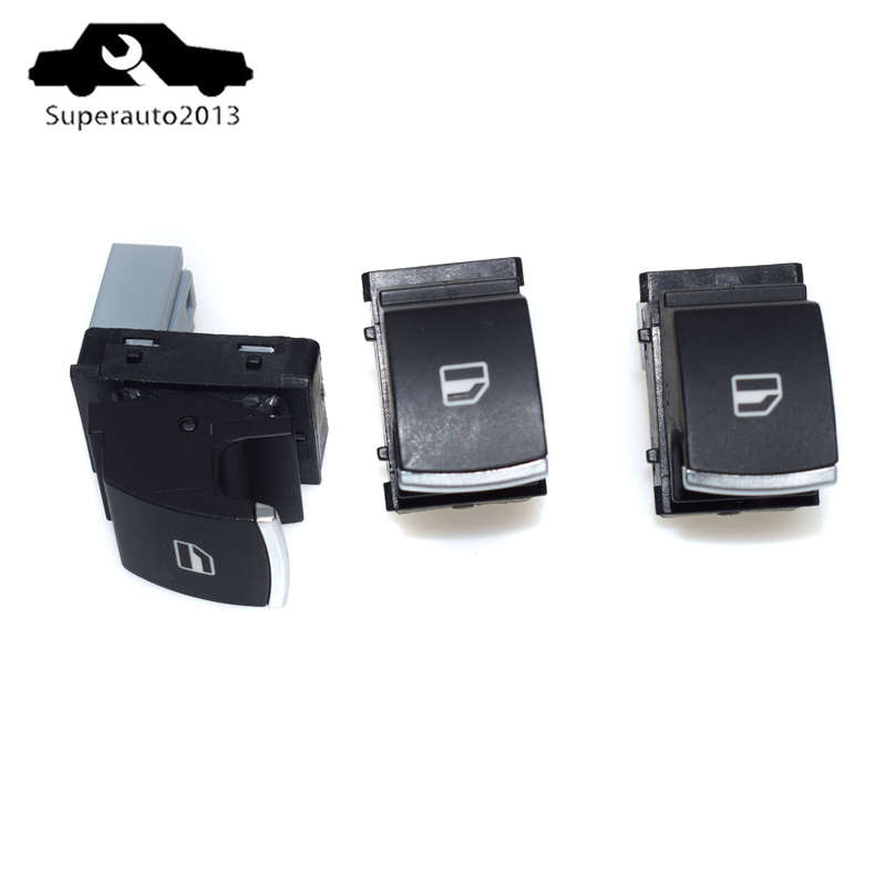 5ND959855 3PCS Passenger Side Power Window Switch For 2011-14 Volkswagen Touareg