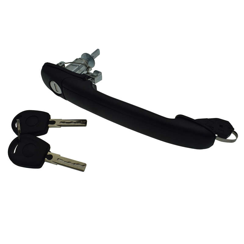 Front L+ R Outside Door Handle W/Lock Barrel 6K0837205 For VW Sharan Ford Galaxy