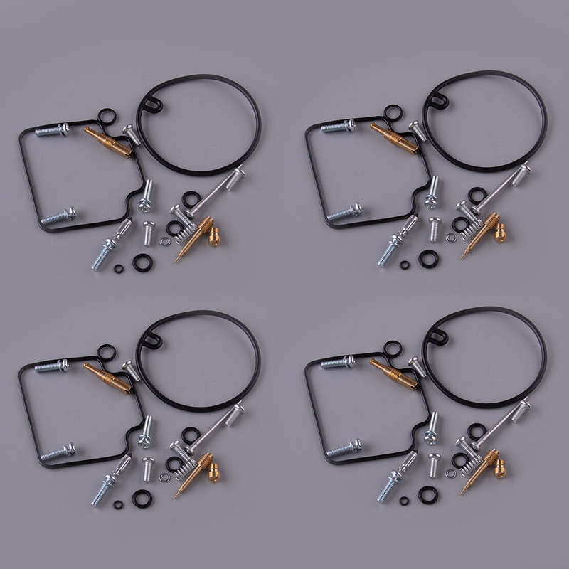 4x Carburetor Rebuild Kit Fits For Honda VTX1300C VTX1300R VTX1300S