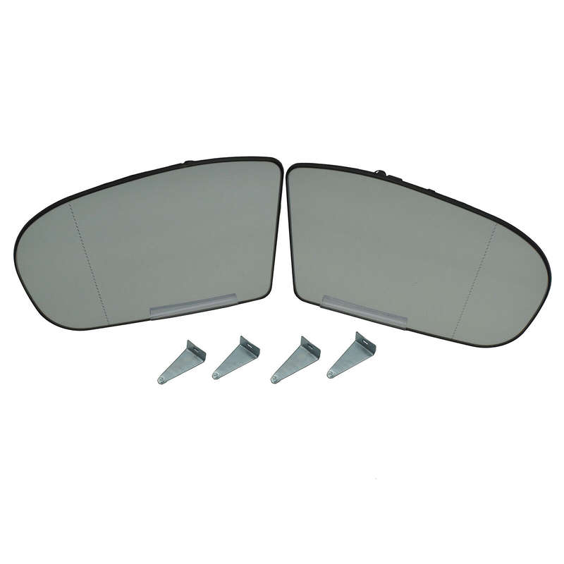 Pair Mirror Glass Heated w/ Backing for Mercedes-Benz E500 E55 AMG W203 W211 New