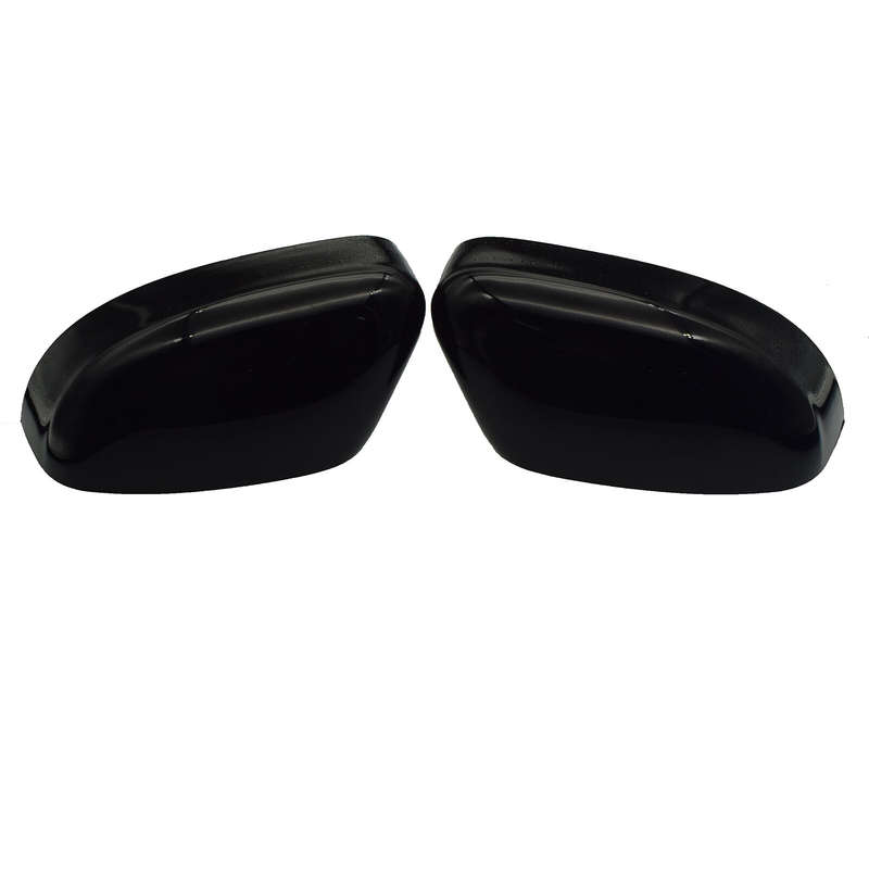 Left Right Side Black Rear View Mirror Cover Cap For Ford Focus MK2 MK3