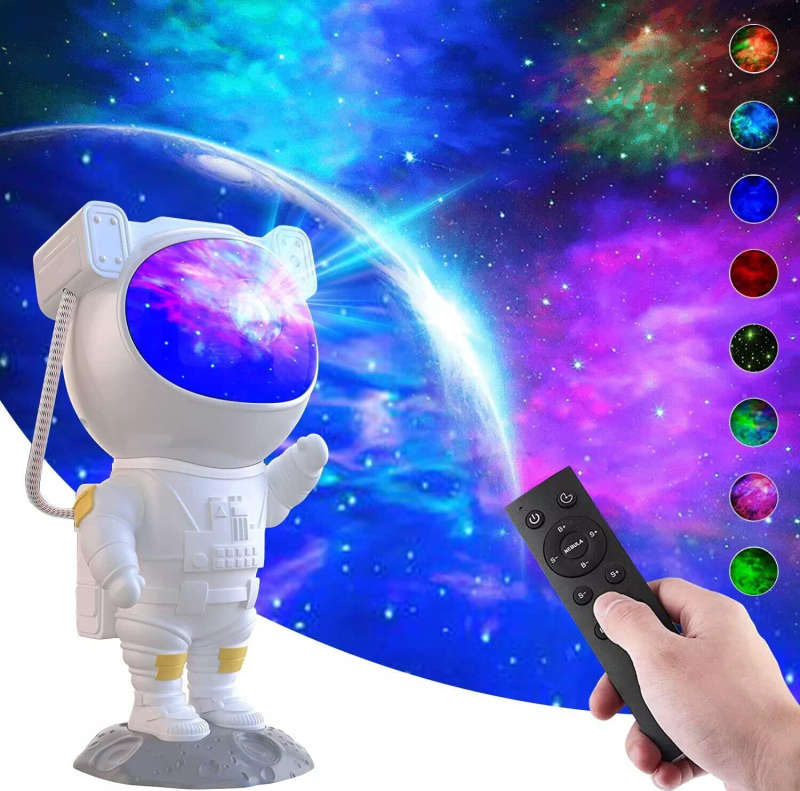 Night Light Projector Lamp Starry Galaxy Space Nebula Star Astronaut LED Remote