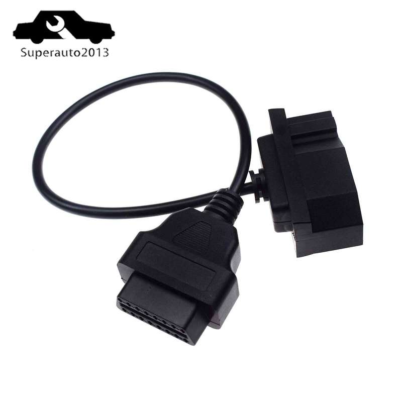 For Ford 7 A 16 Pines Obd1 A Obd2 New Conector Cable Adaptador Para