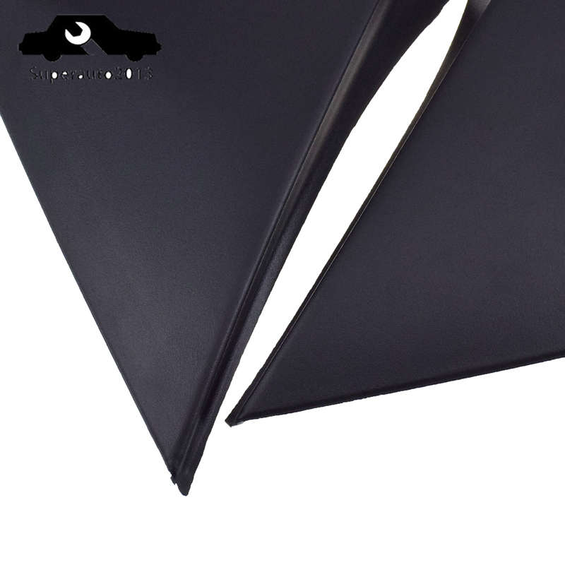 2PCS Left Right Mirror Triangle Corner Fender Cover Trim For 07-11 Toyota Yaris
