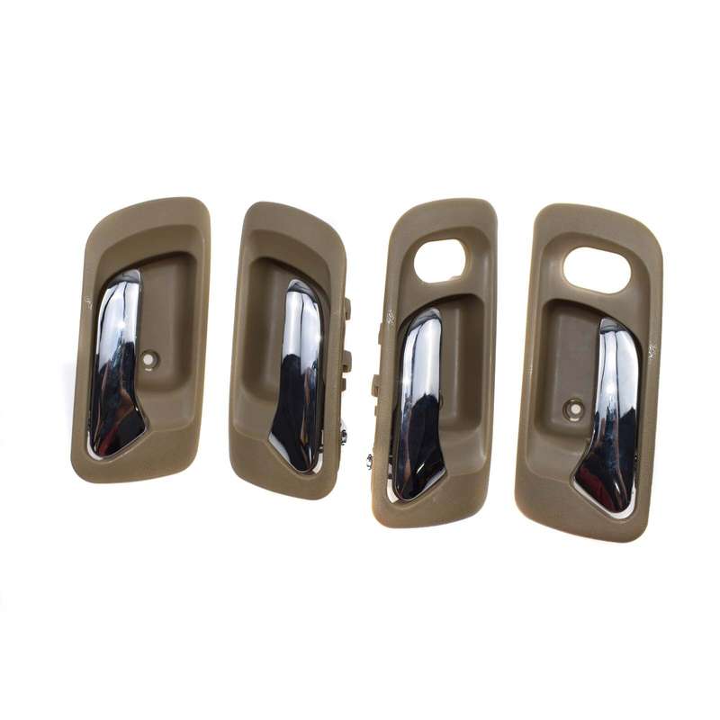 4PCS Front Rear Left Right Beige Inner Door Handle For Honda Accord Odyssey New