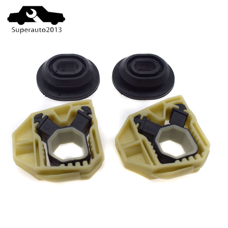 Set of 4 For Audi VW Golf Jetta MK5 MK6 Passat Rabbit Radiator Upper Lower Mount