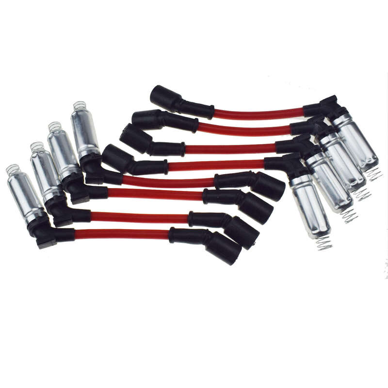 10mm Spark Plug Ignition Wires Set 8PCS for Chevy GMC Silverado Sierra V8 48322R