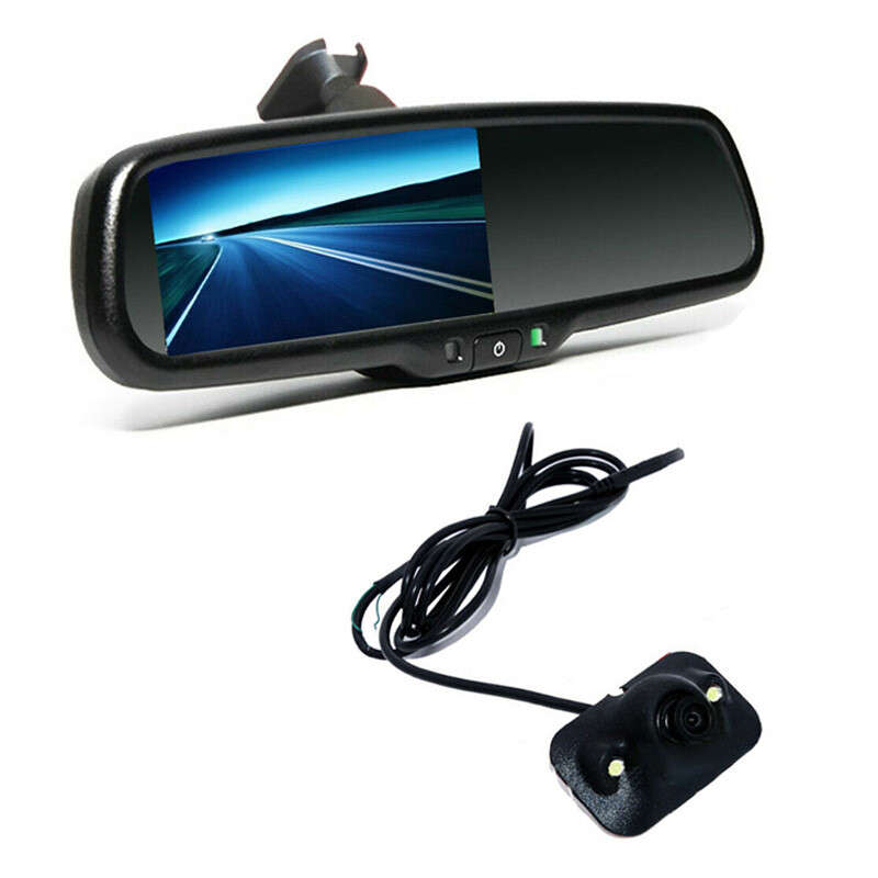 4.3" Auto Dimming TFT LCD Display Screen Rearview Mirror Monitor Rear Camera