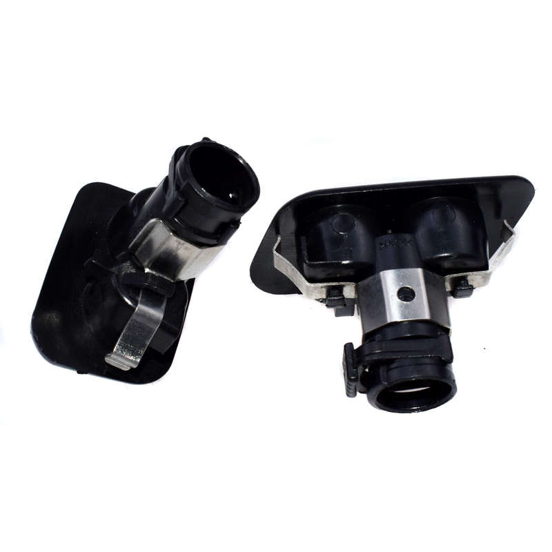 Pair For BMW 525i 530i 528i Headlight Washer Nozzles 61678360661 61678360662 New