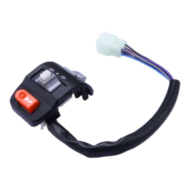 Motorcycle Handlebar Horn Turn Signal Indicator Headlight Controller Switch A3