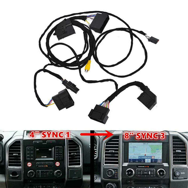 4" TO 8" PNP Conversion Power Harness SYNC1 to SYNC2/3 For Ford F150 Explorer