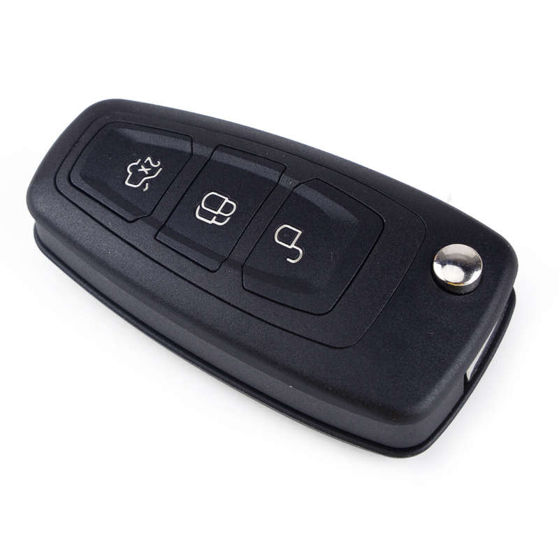3 Buttons Remote Flip Keyless Key Case Cover Fit For Ford Titanium Focus