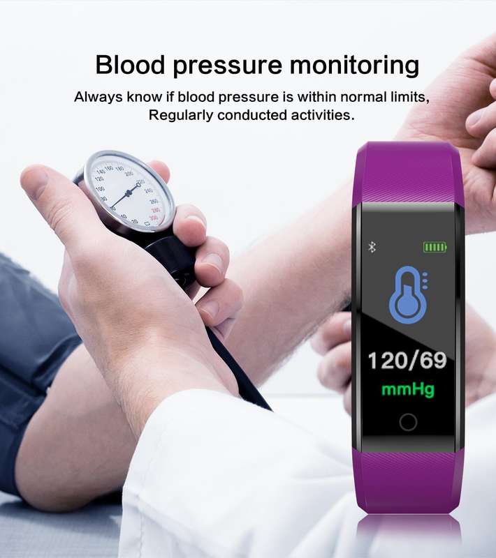 Smart Sports Watch - Activity Sleep Tracker Heart Rate Fitness Pedometer Bracelet Smart Watch