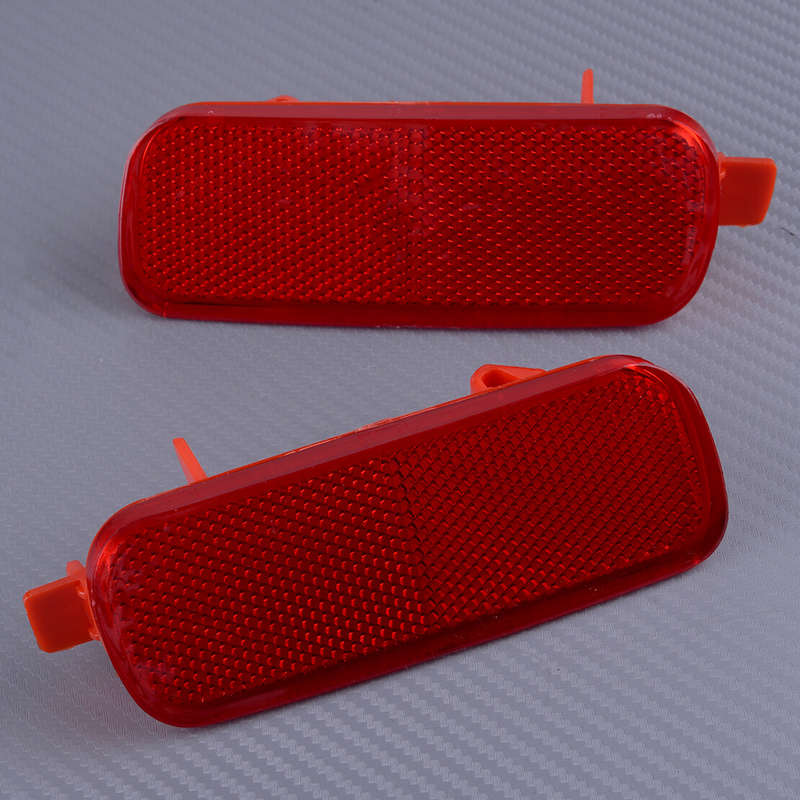 1Pair Left Right Side Rear Bumper Cover Reflector Light Fit For HONDA CR-V 02-04