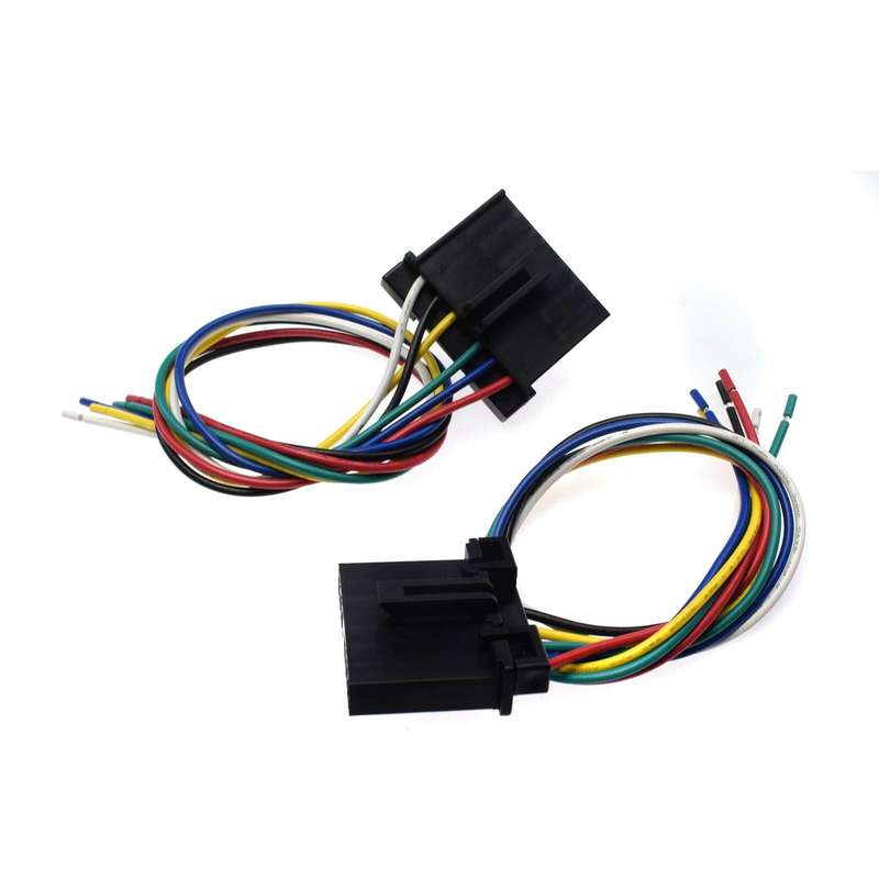 2PCS Rear Stop Tail Lamp Wiring Harness Loom Repair Cable for Ford Transit 00-15