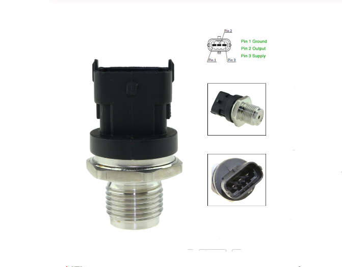 Diesel Common Fuel Rail Pressure Sensor For Nissan Renault 0281002915