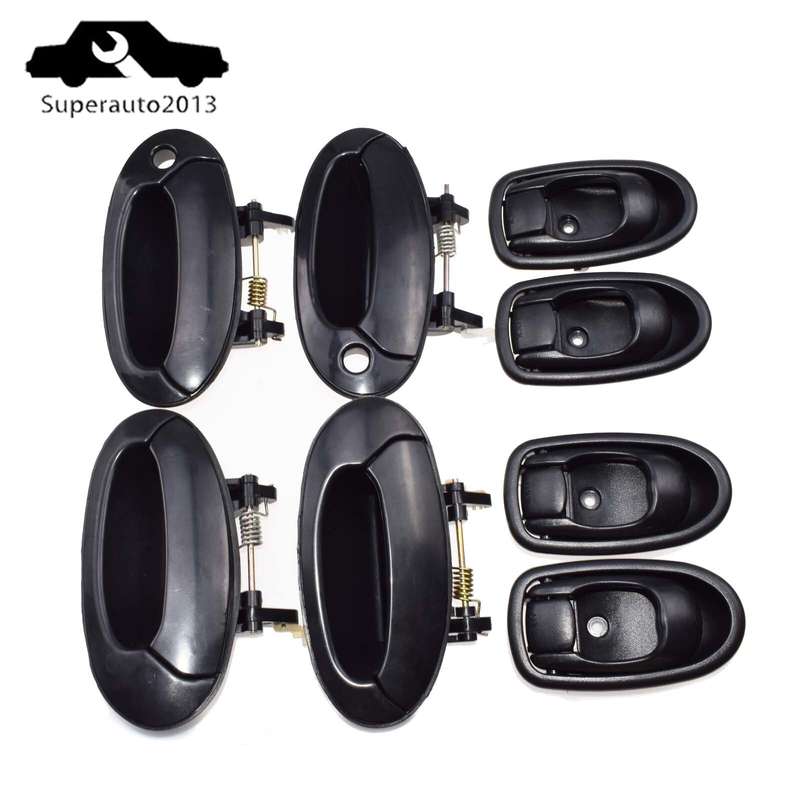 8X Outside Inside Door Handles LH RH For Hyundai Elantra 1996-2000 8262029002LG