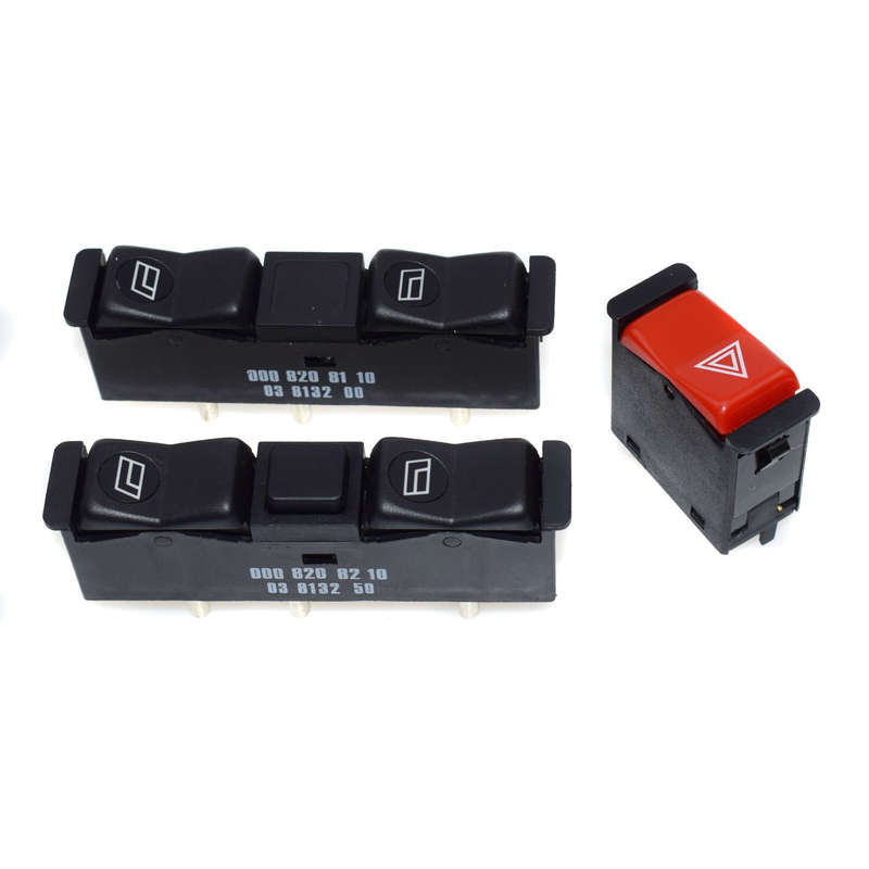 Electric Power Window & Emergency Light Switches For Mercedes-Benz W123 W126 New