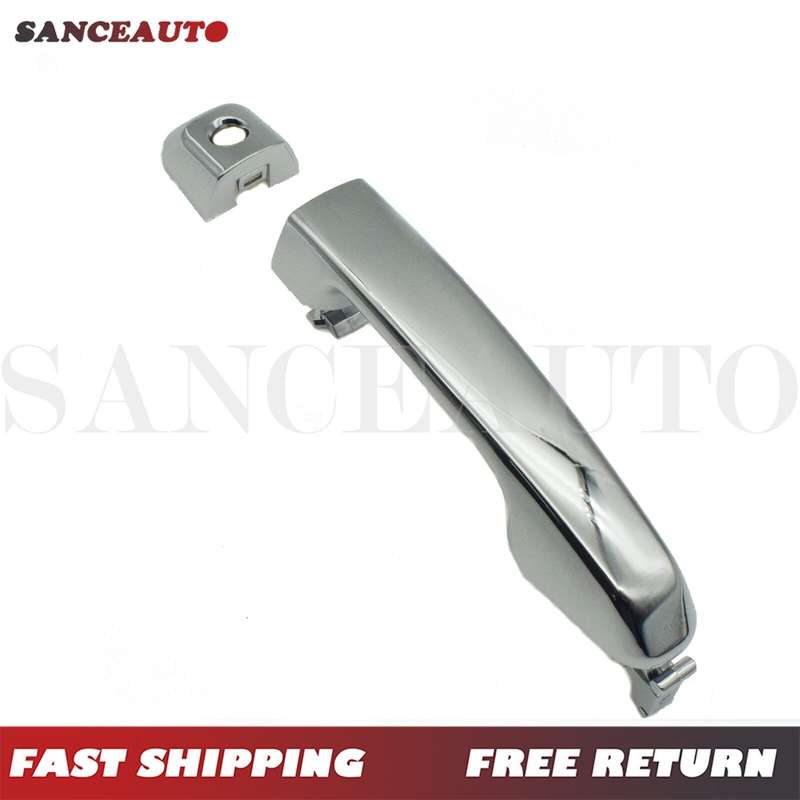 Chrome Exterior Door Handle For 2010-2021 Toyota 4Runner Lexus GX460 Front Left