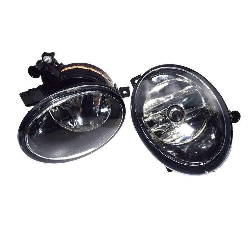 2 PCS Front Convex lens Fog Lamps Lights W/ Bulbs For VW MK6 5K0941699 5K0941700