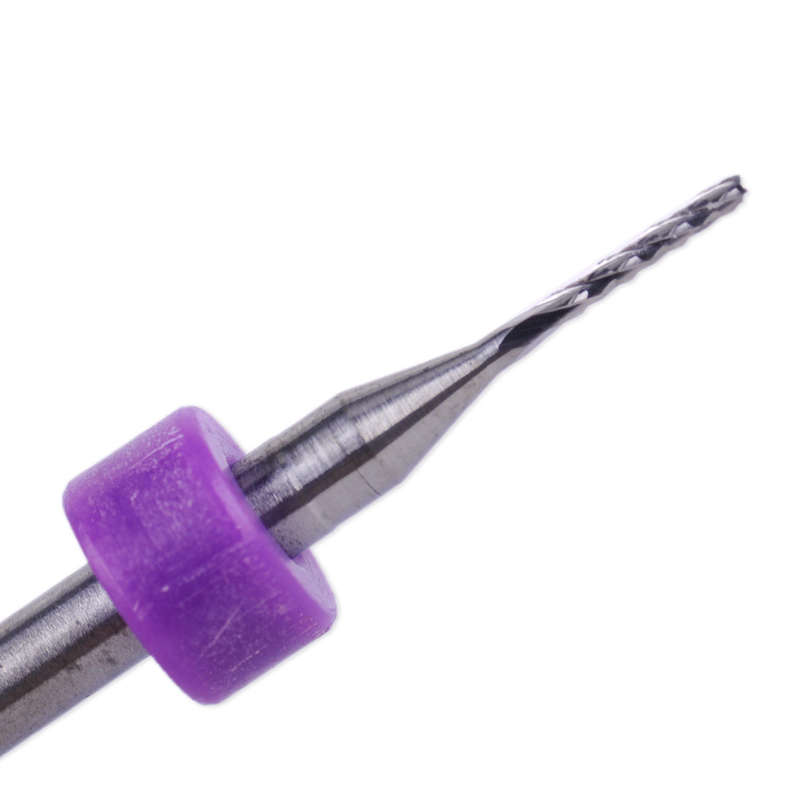 10x Tungsten Steel Engraving End Mill Bit Router PCB CNC Rotary Cutting Tool 1mm