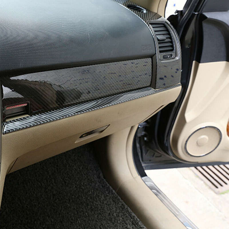 Black Car Copilot Dashboard Panel Cover Trim Frame Fit For Honda CR-V 07-11