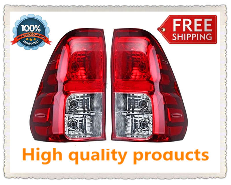 Pair Lh Rh Tail Lamp Light Fits Toyota Hilux Revo M70 M80 4x4 2015 16 17