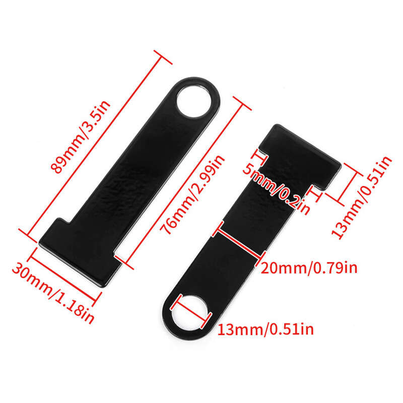 Helmet Strap D-Ring Steel Lock Extensions Fit for: Honda Goldwing GL1800 GL1200.