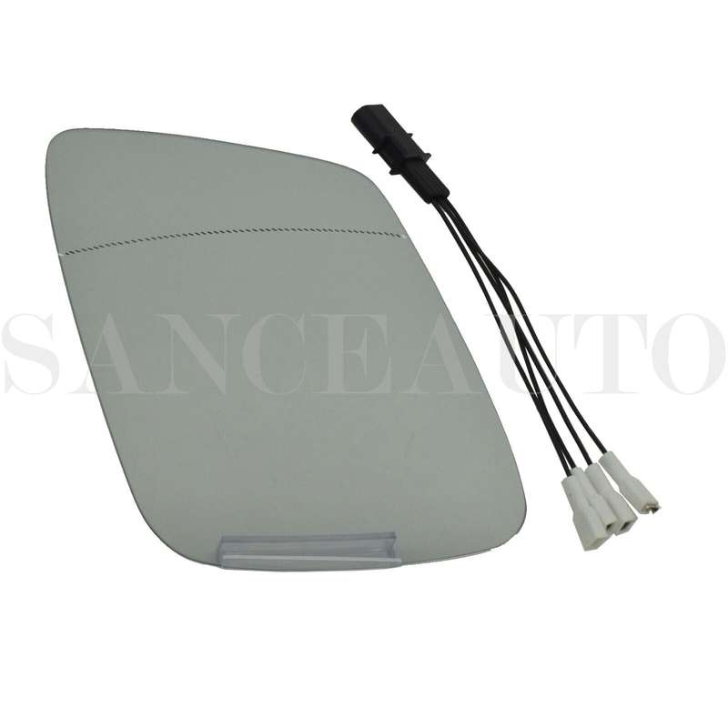 New Left Heated Mirror Glass W/ Wire 4 Pins For BMW 5 6 7 E60 F10 F18 GT F07 F06