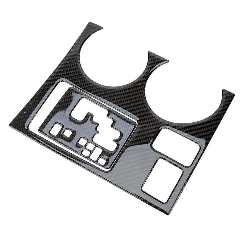 Carbon Fiber Gear Shift Frame Cover Trim Fit for LHD Toyota Highlander 08-13