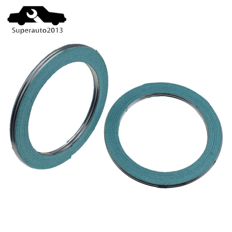 2X Front Exhaust Pipe Connector Gasket For Toyota Avalon Lexus IS300 90917-06076
