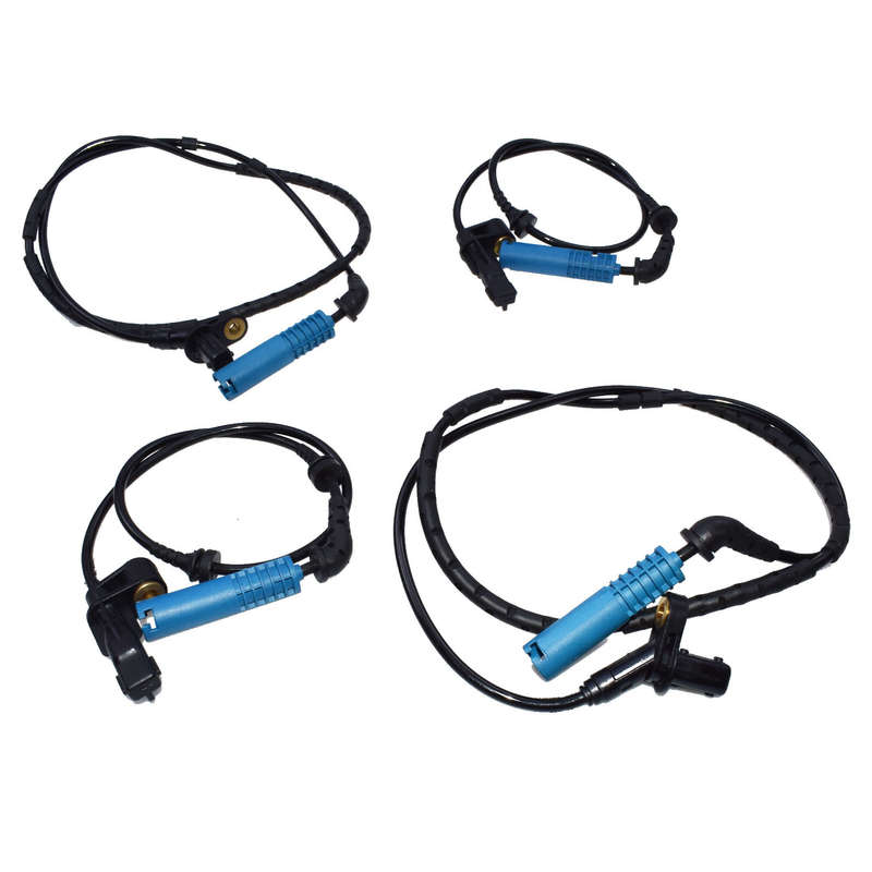 4 PCS ABS Wheel Speed Sensor Front Rear For BMW 320i 323ci 323i 34526752682 New