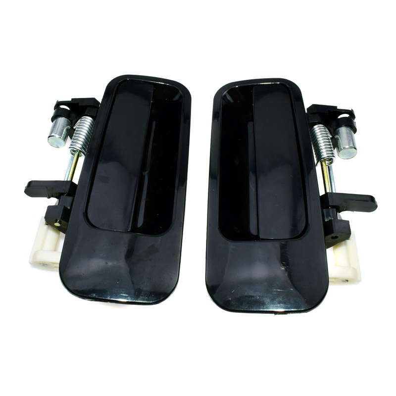 Pair Black Rear Left & Right Outside Exterior Door Handle For Toyota Camry 97-01
