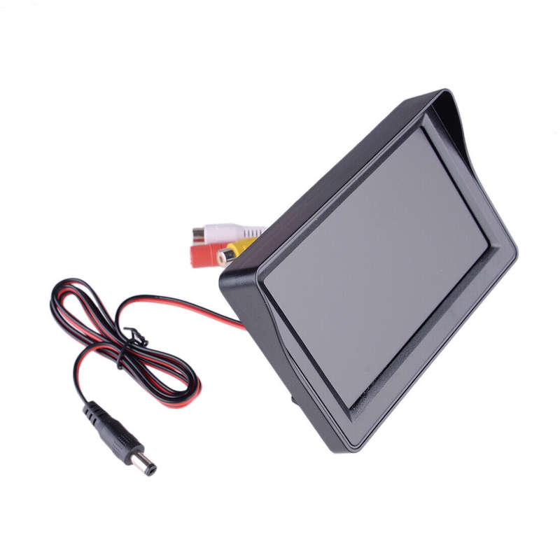 4.3" Car Reverse Rear View TFT LCD Screen Monitor Display For Back Up Camera Acc