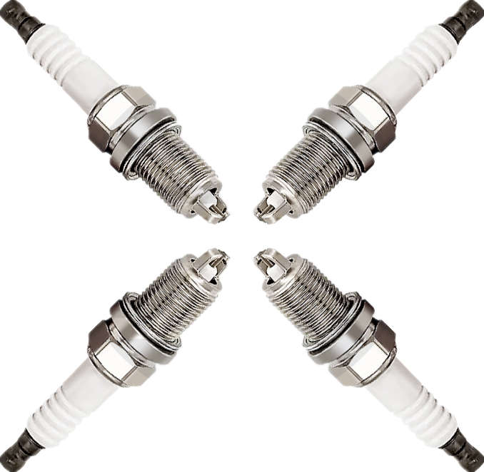4pcs 2 pin spark plug 90919-01198 K20TR-11 Suitable For Toyota Camry RAV4