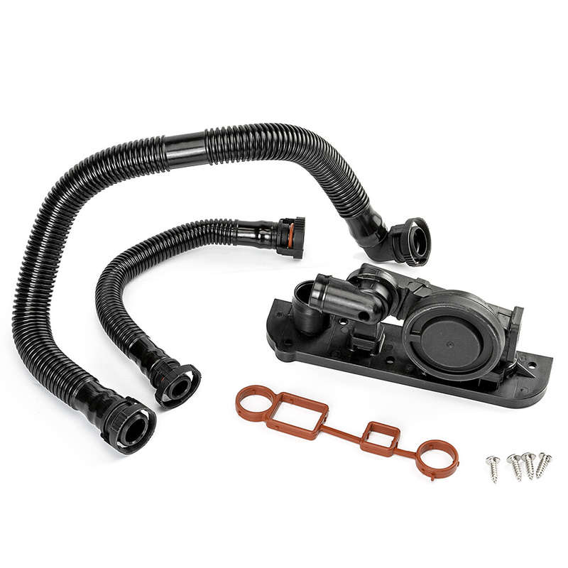For Audi A4 VW Jetta Passat 2.0T Crankcase Vent Valve PCV &Hose Service Kit