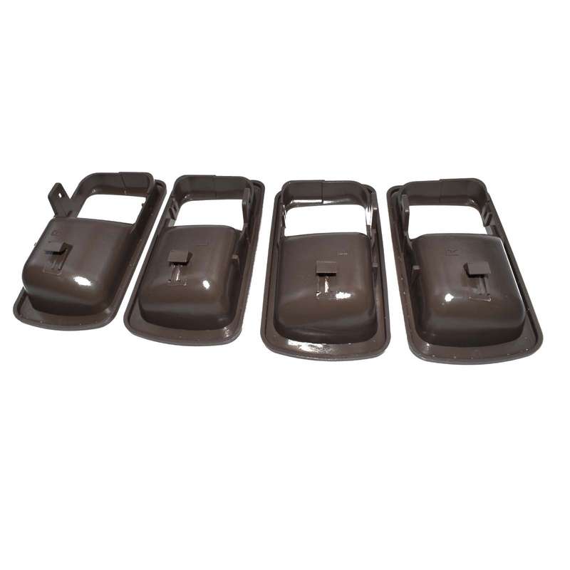 For 92-96 Toyota Camry Inside Brown Door Handle Trim Bezels Left Right Set 4pcs