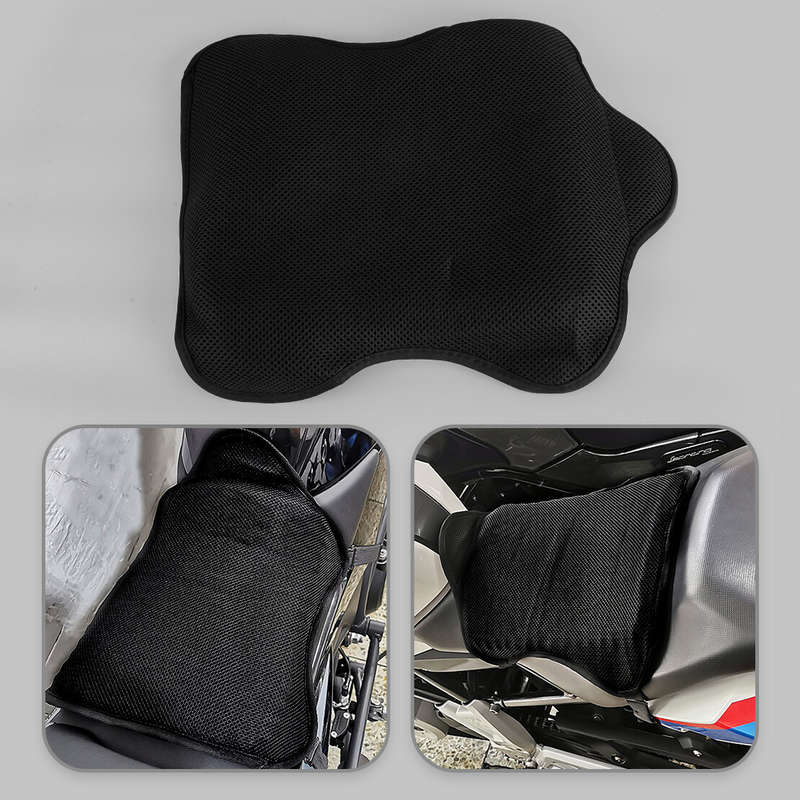 Motorcycle Anti-Slip Seat Cushion Cover Comfortable Protector Pad Black
