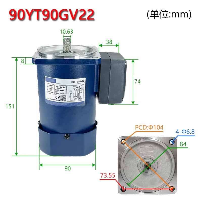 1PC New For JSCC 90YT90GV22 100YT200GV22 90YT120GV11 Speed Regulating Motor 220V