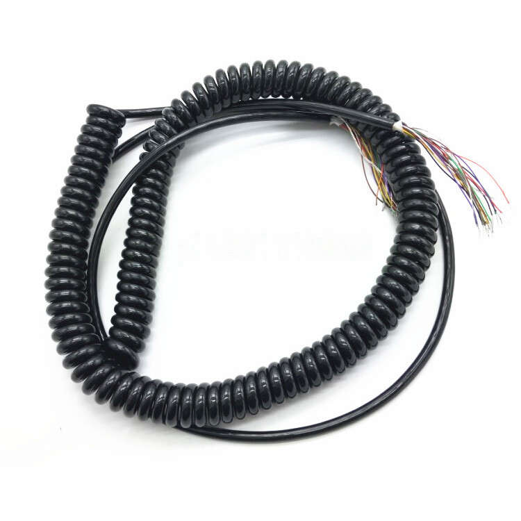 1PC New Electronic Handwheel Cable Spiral Signal Line 7 12 15 20 core 3-4Meter