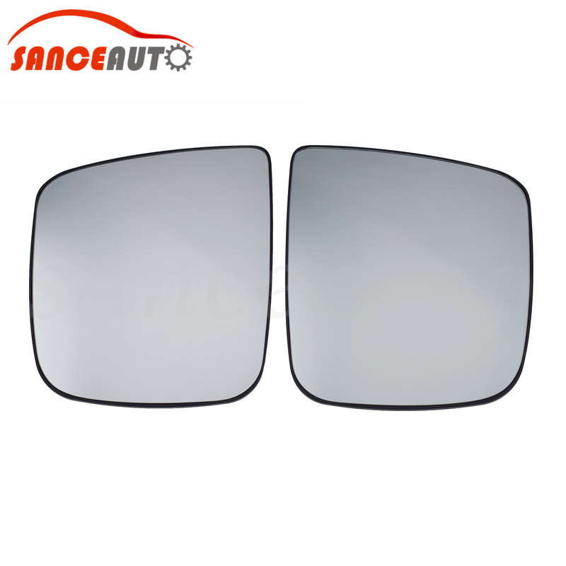 Left Right Wing Mirror Glass Heated 2Pcs for Nissan NV200 NP200 EVALIA 2008-2019