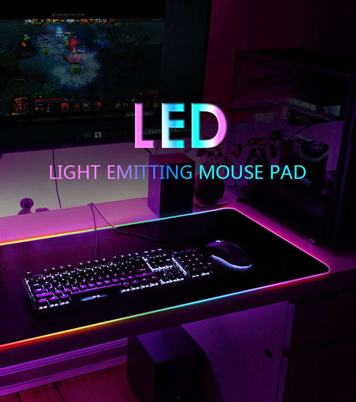 LED Extra Large Gaming Mouse Pad RGB Oversized Glowing