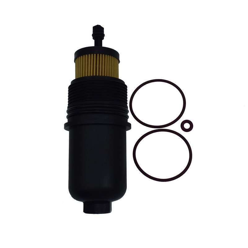 2PCS For 17-20 Ford Fusion & 15-20 F150 2.7L V6 Oil Filter & Cap Lid Cover Kit