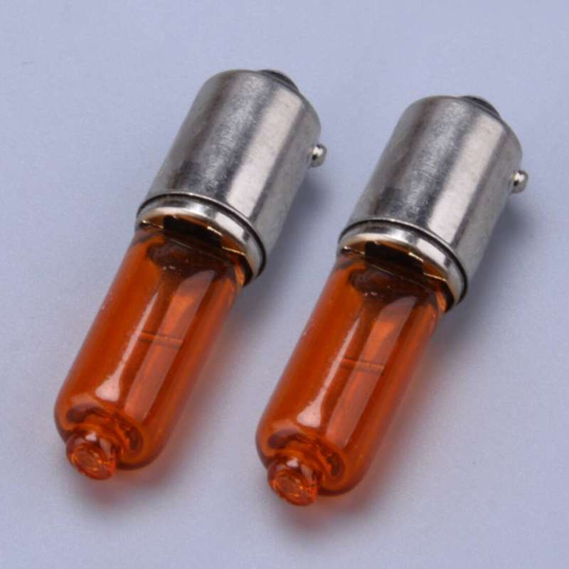 MOTORCYCLE BULB MINI WINKER INDICATOR BULBS 12V 21W AMBER Set of 2 part