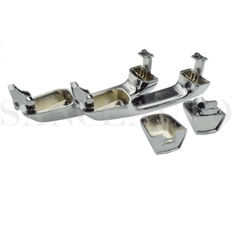 2pcs Front Pair Chrome Exterior Door Handle For 10-16 Toyota 4Runner Lexus GX460