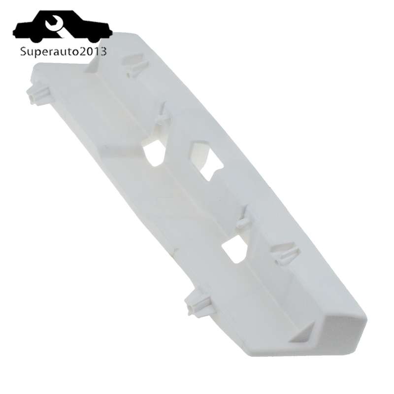 Front Left Bumper Bracket Cover Retainer White For 2014 2015 2016 Lexus IS350